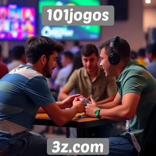 Comunidade ativa e interação entre jogadores no 101jogos